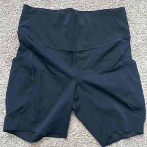 Women's Navy Lululemon Swift Speed Shorts